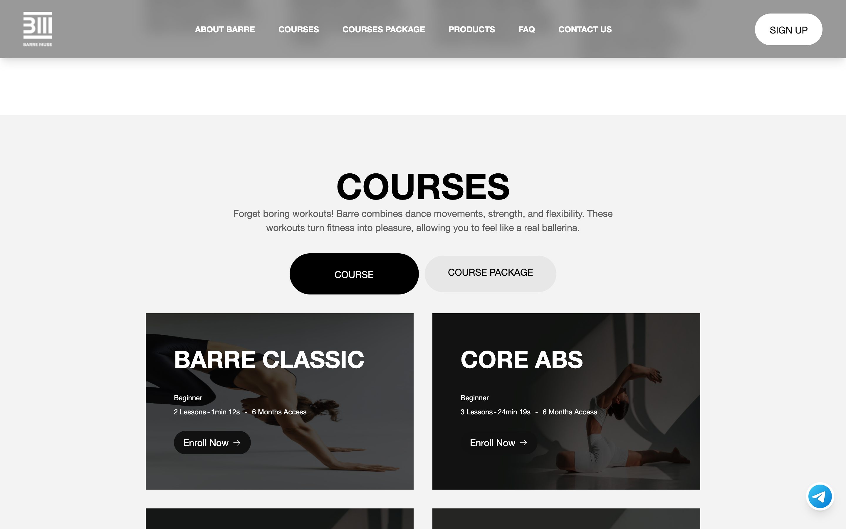 Barre Muse — screen 2