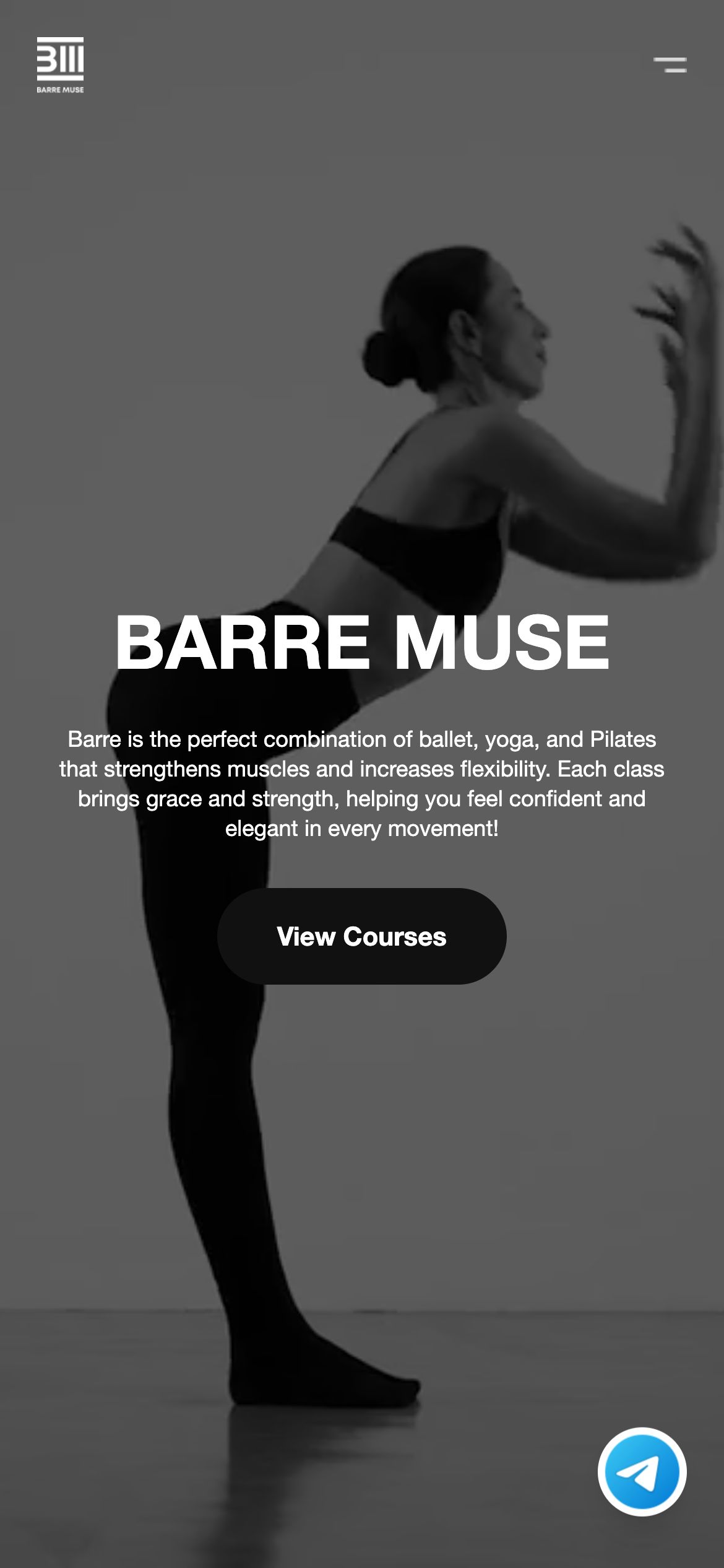 Barre Muse — mobile screen 1