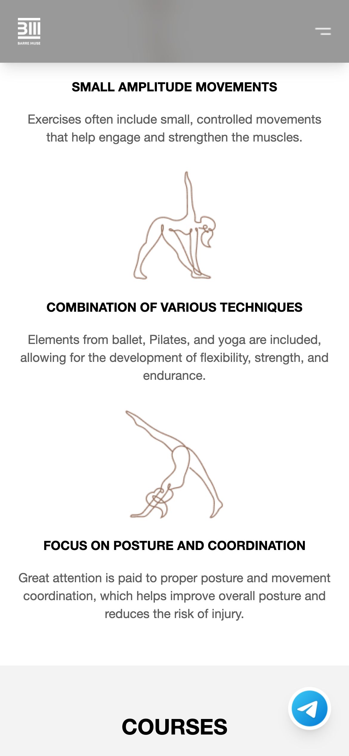 Barre Muse — mobile screen 2