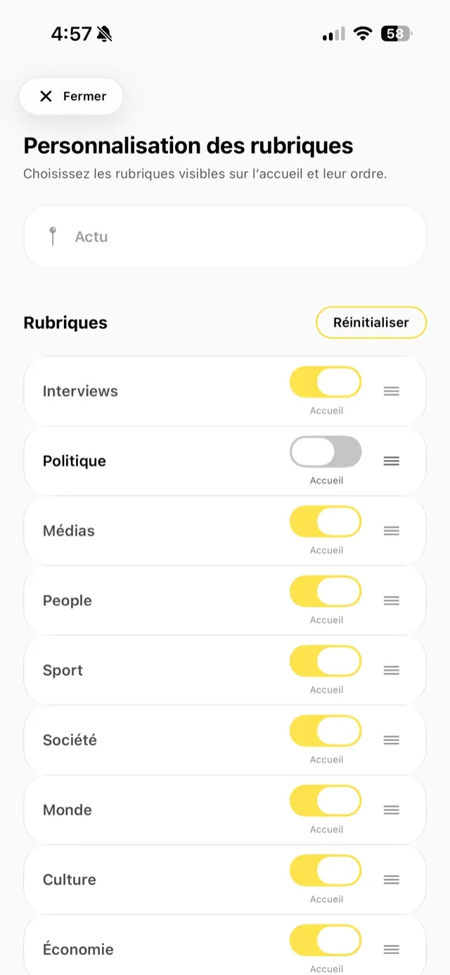 Entrevue — mobile screen 8
