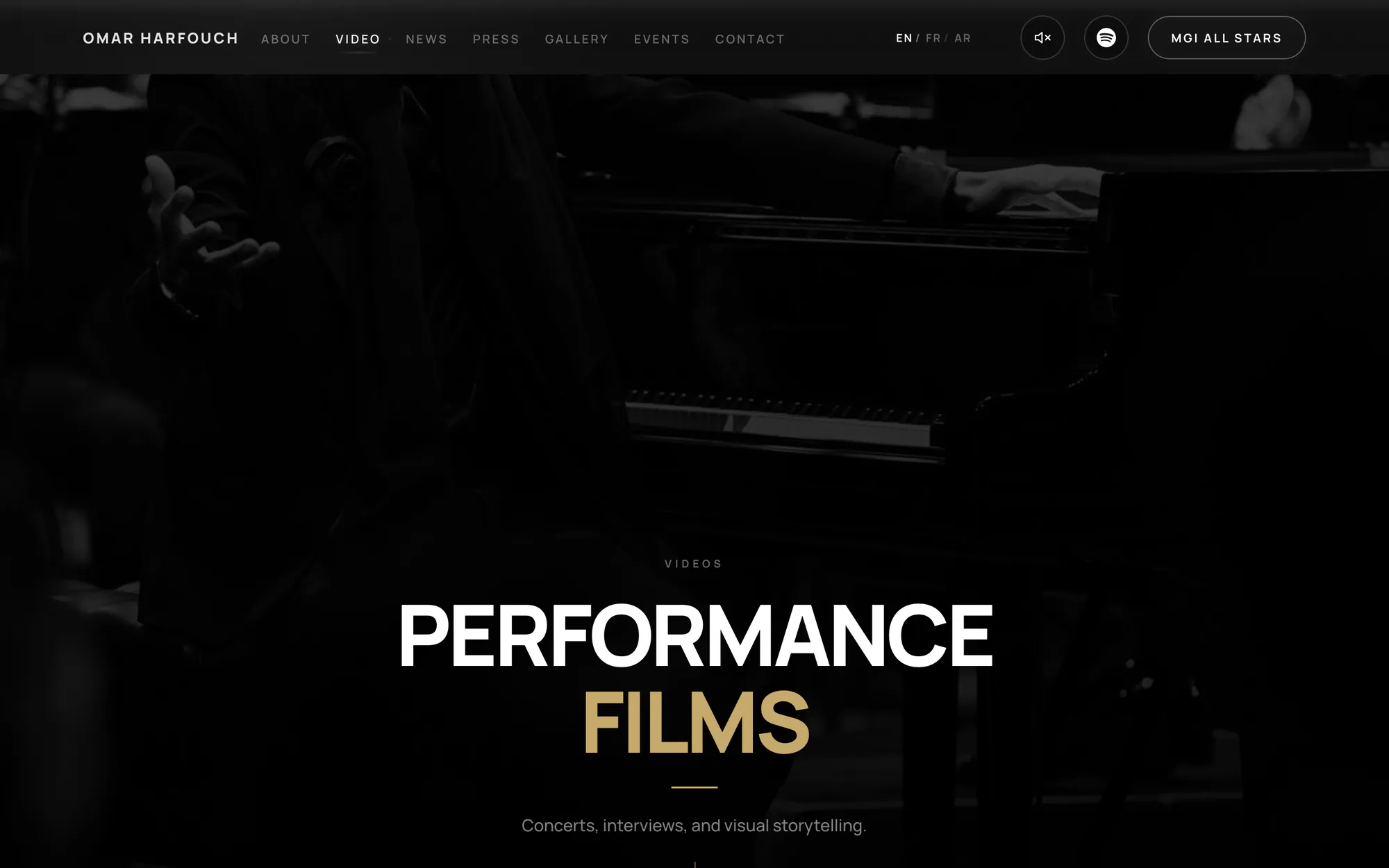 Omar Harfouch — the performance films