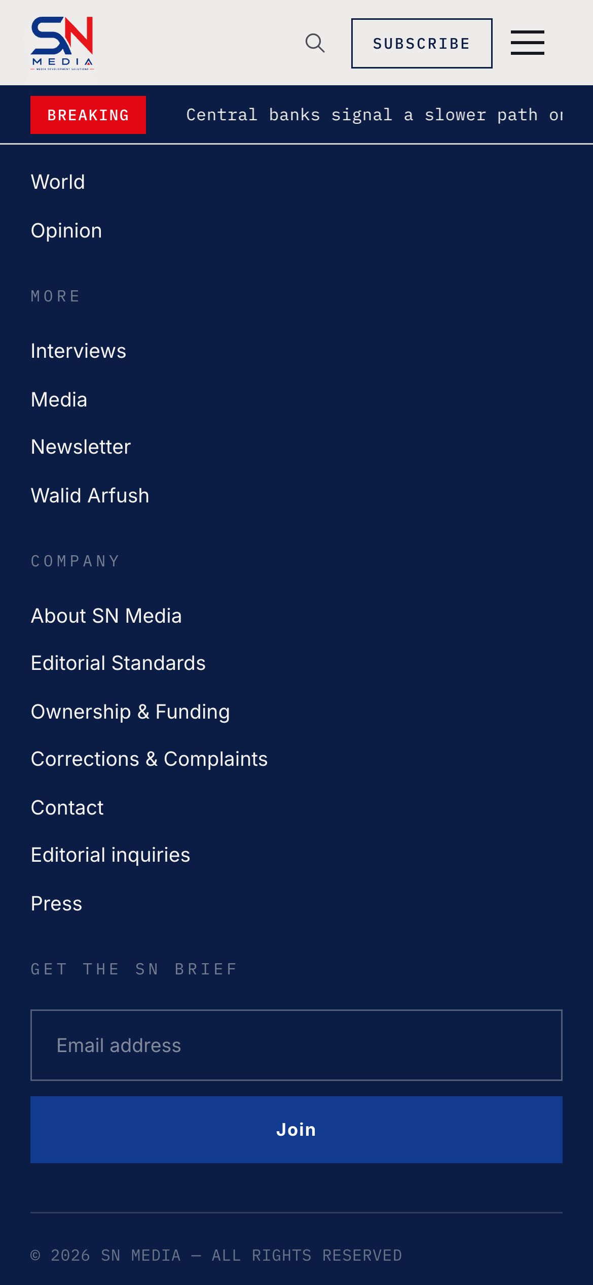 SN Media — mobile screen 5