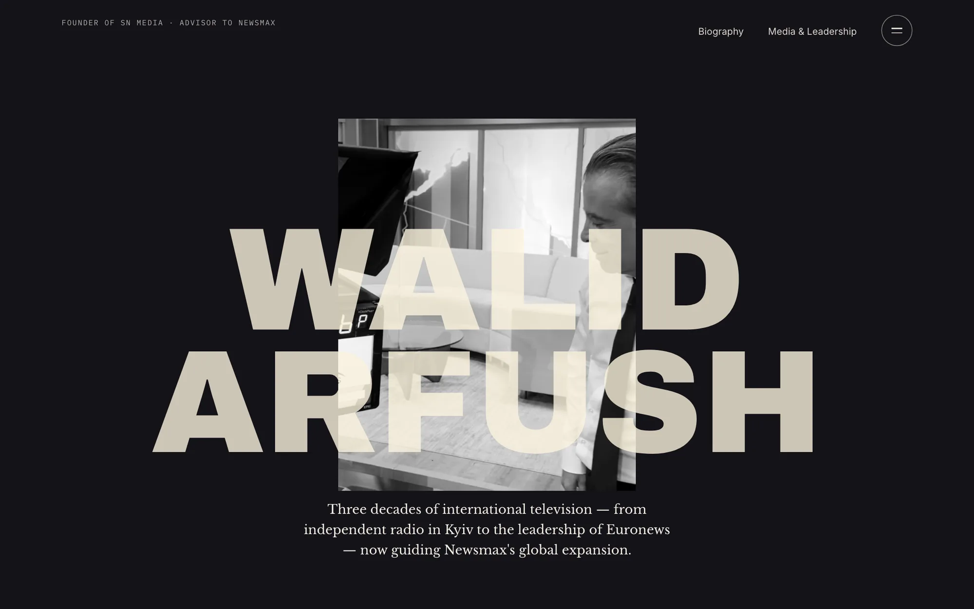 Walid Arfush — Personal site